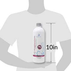 Glass with diluted Eniva Health Magnesium in juice for convenient consumption