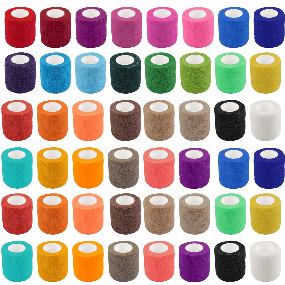 Enjamyo bandage wrap with 120-roll color assortment for quick color coding and dressing.