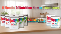 ENOF scoop and bottle open for easy daily addition to smoothies and meals