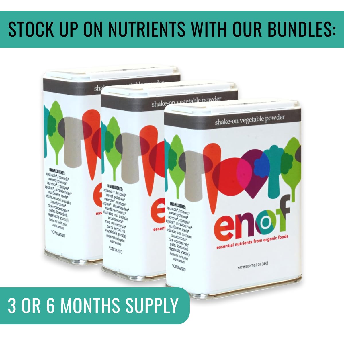 ENOF Organic Powder Serving Spoon helps precise daily portions