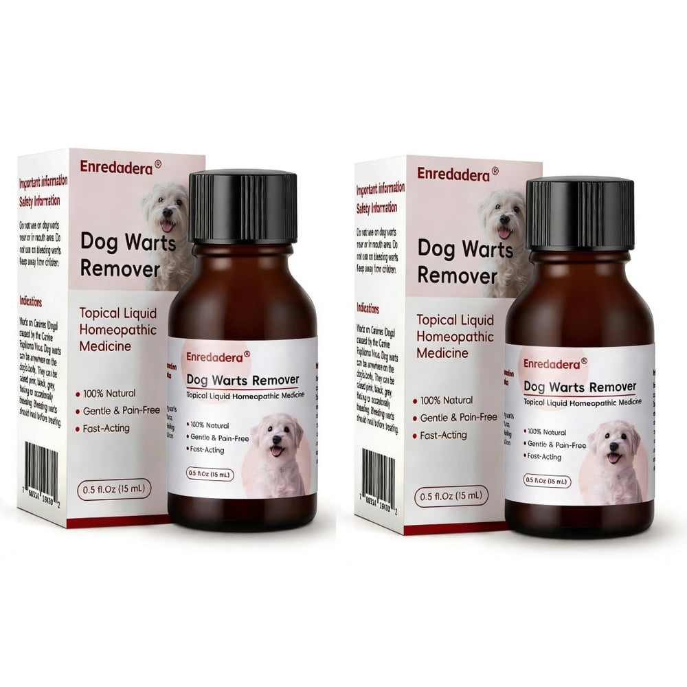 Enredadera dog wart remover with built-in brush for mess-free at-home application
