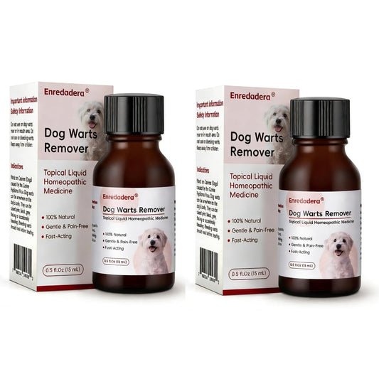 Enredadera dog wart remover with built-in brush for mess-free at-home application