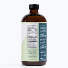 ENTEGRO Flourish Junior bottle label highlights organic, non-GMO ingredients and 11 live strains
