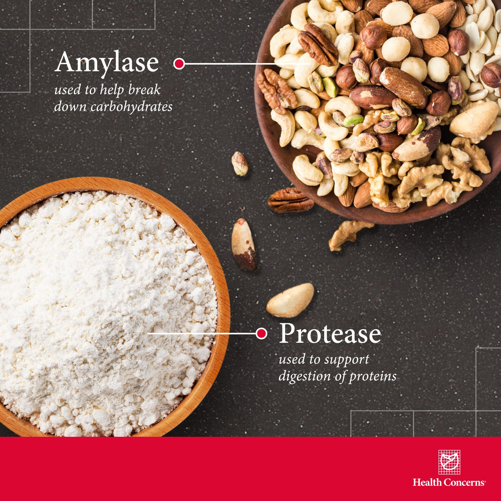 Enteromend tablets showcase protease, amylase, lactase, aiding nutrient absorption.