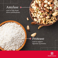 Enteromend tablets showcase protease, amylase, lactase, aiding nutrient absorption.