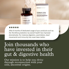 Enviromedica Terraflora label closeup with vegan capsule note