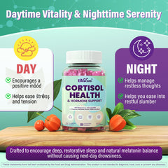Desk scene with EnvyCure Cortisol Gummies suggesting focus and balanced mood.