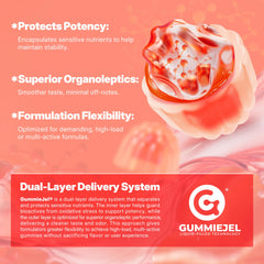 Illustration of immune-support nutrients like vitamin C, D3, and zinc in EnvyCure.