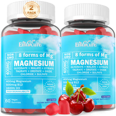 EnvyCure Magnesium Complex Gummies bottle promotes daily calm and wellness.