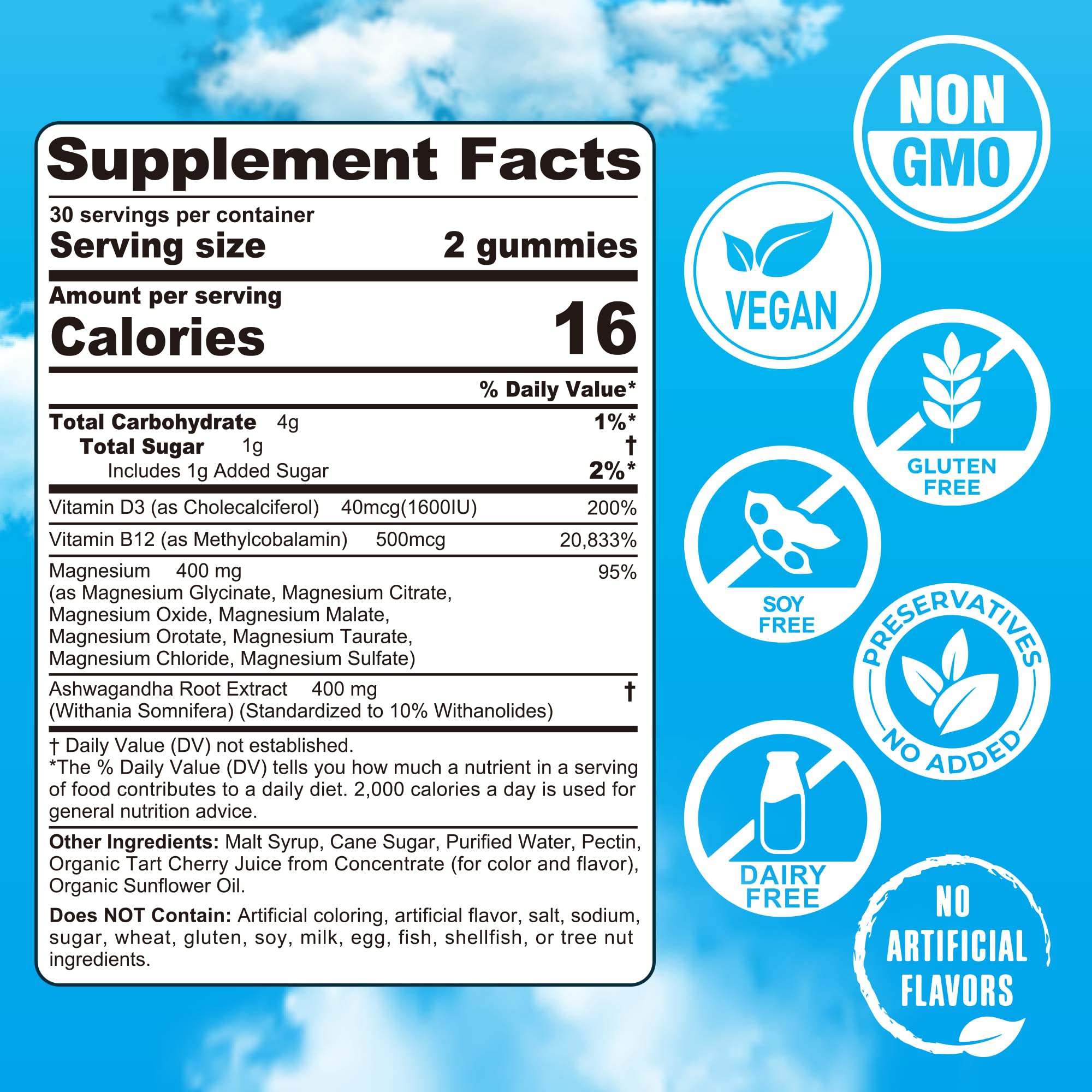 EnvyCure gummies being poured for easy, twice-daily dosing.