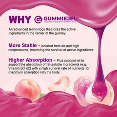 EnvyCure vegan calcium citrate gummies label close-up