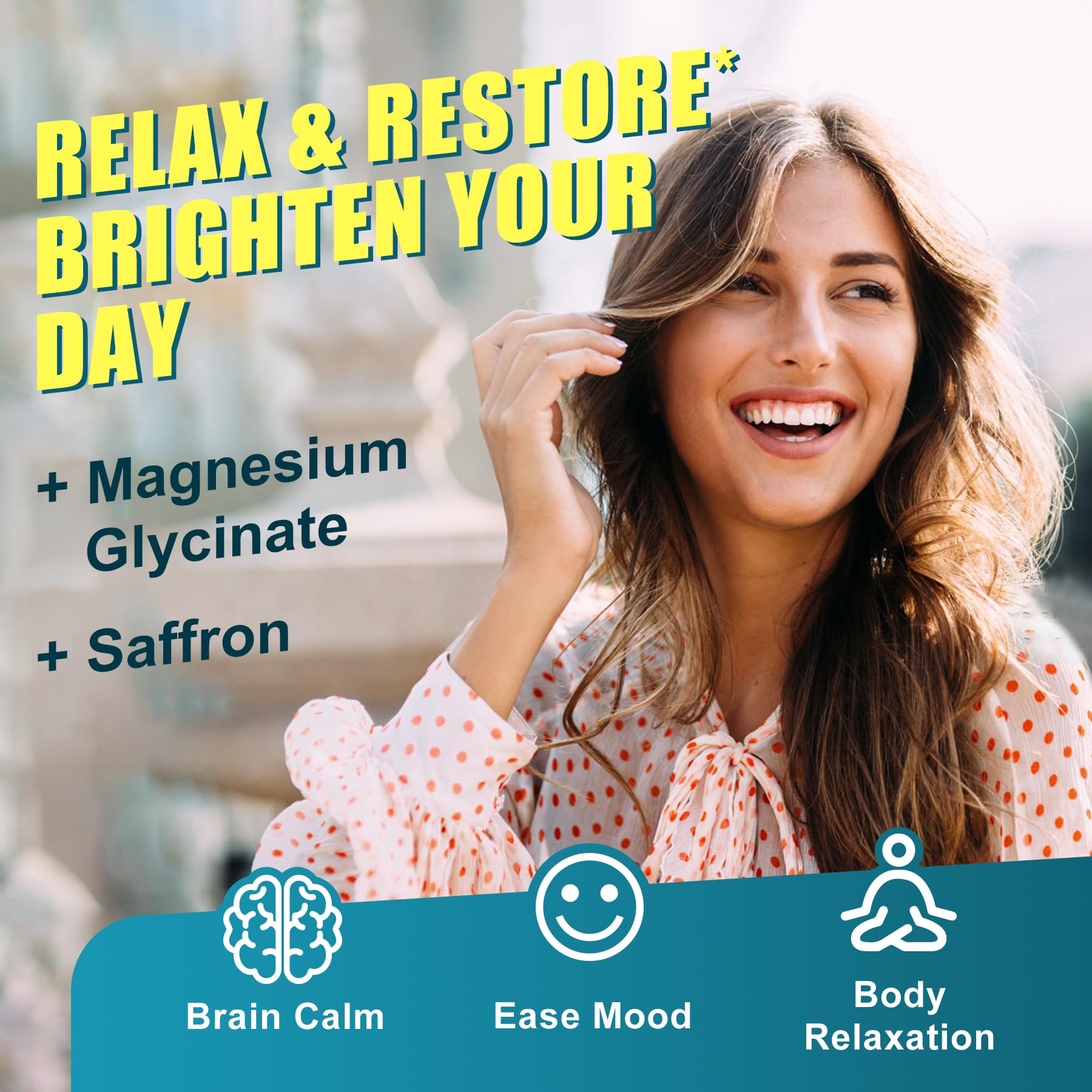 EnvyCure sugar-free gummies with ashwagandha visual highlight for mood support.