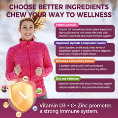 EnvyCure turmeric antioxidant gummies tray emphasizing seasonal wellness