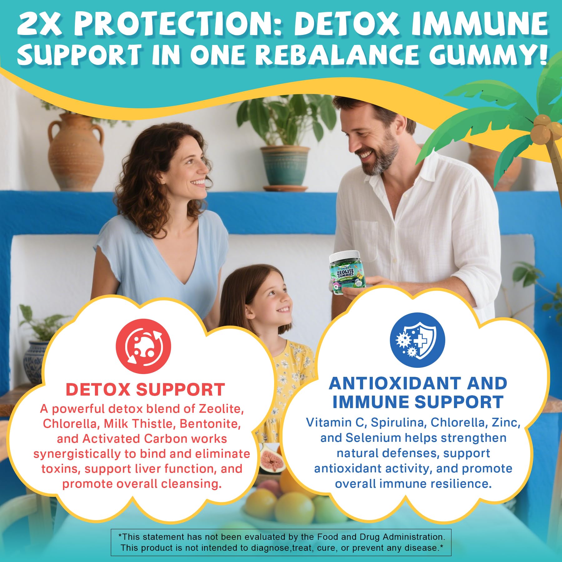 EnvyCure Zeolite Detox Gummies Milk Thistle, for gentle liver-friendly wellness routines.