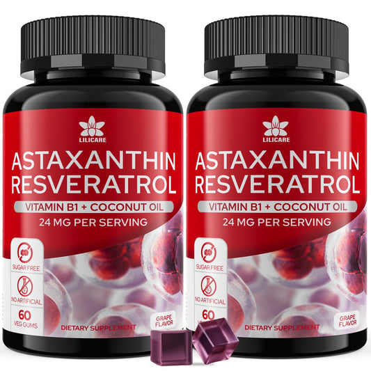 EnvyDeal Astaxanthin Gummies bottle for convenient daily antioxidant support