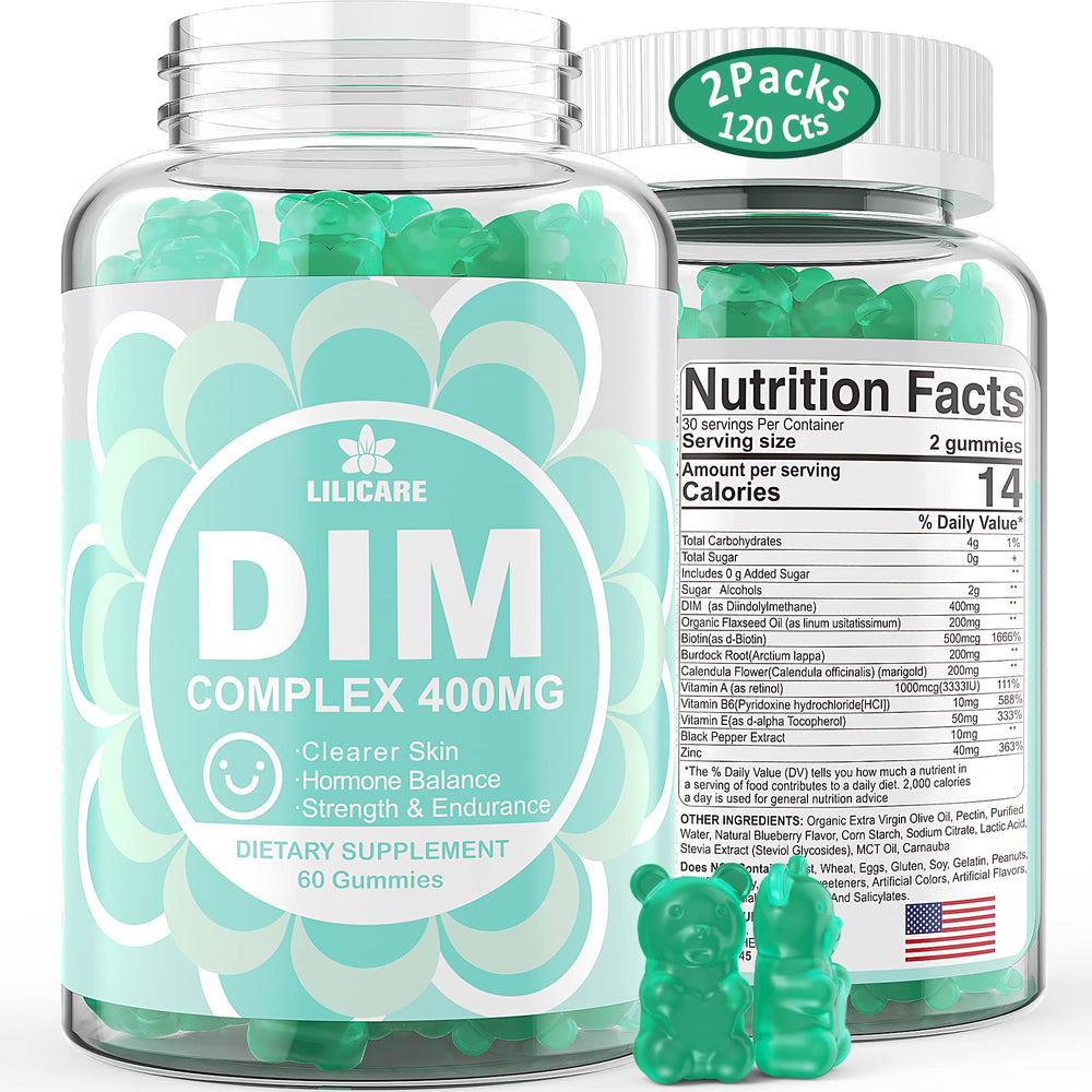 EnvyDeal DIM bottle front and sugar-free formula for balanced hormones.