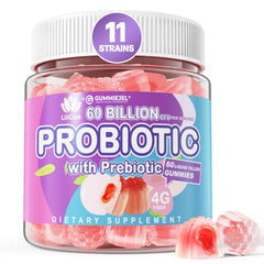 EnvyDeal Probiotic Gummies 60B bottle front promotes daily digestive balance.