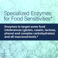 Enzyme Science Intolerance Complex pour bottle pouring into spoon.