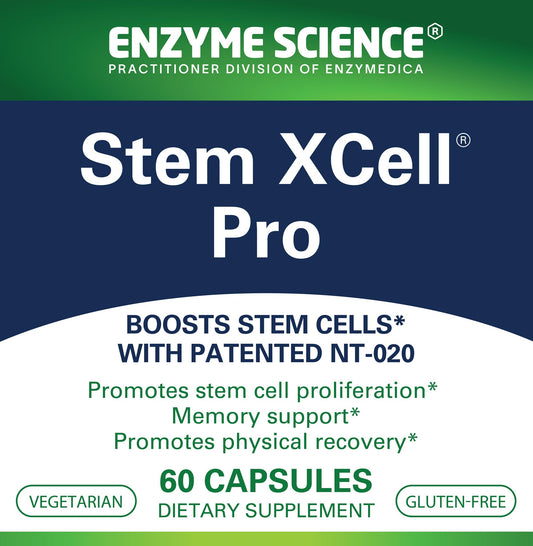 Stem XCell Pro capsules close-up highlighting cellular health potential