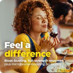 Enzymedica Digest Gold daily-use image demonstrates a one-capsule regimen.