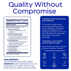 Enzymedica Digest Spectrum packaging card conveys daily use guidance for trigger foods.