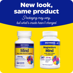 Enzymedica Magnesium Mind dosage guide emphasizes two capsules daily.