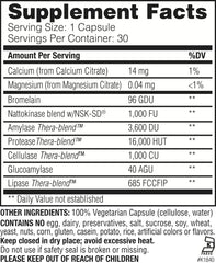 NSK-SD nattokinase label close-up highlighting key ingredient