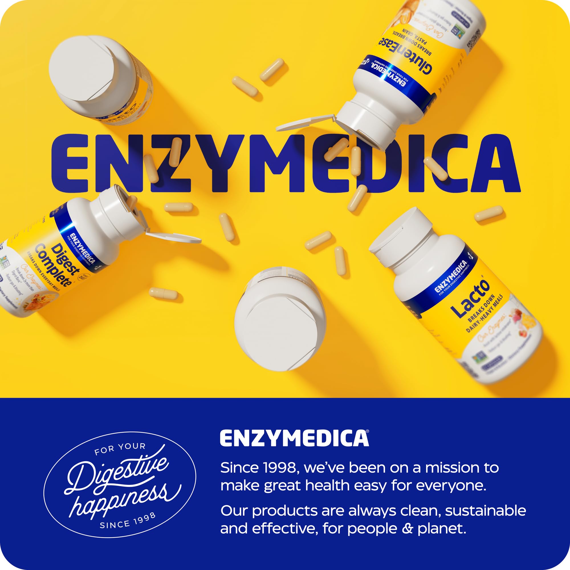 Enzymedica Pro-Bio stack on a table ready for daily probiotic routine