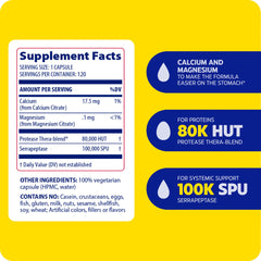 Enzymedica SerraGold purity testing seal reinforces product quality.