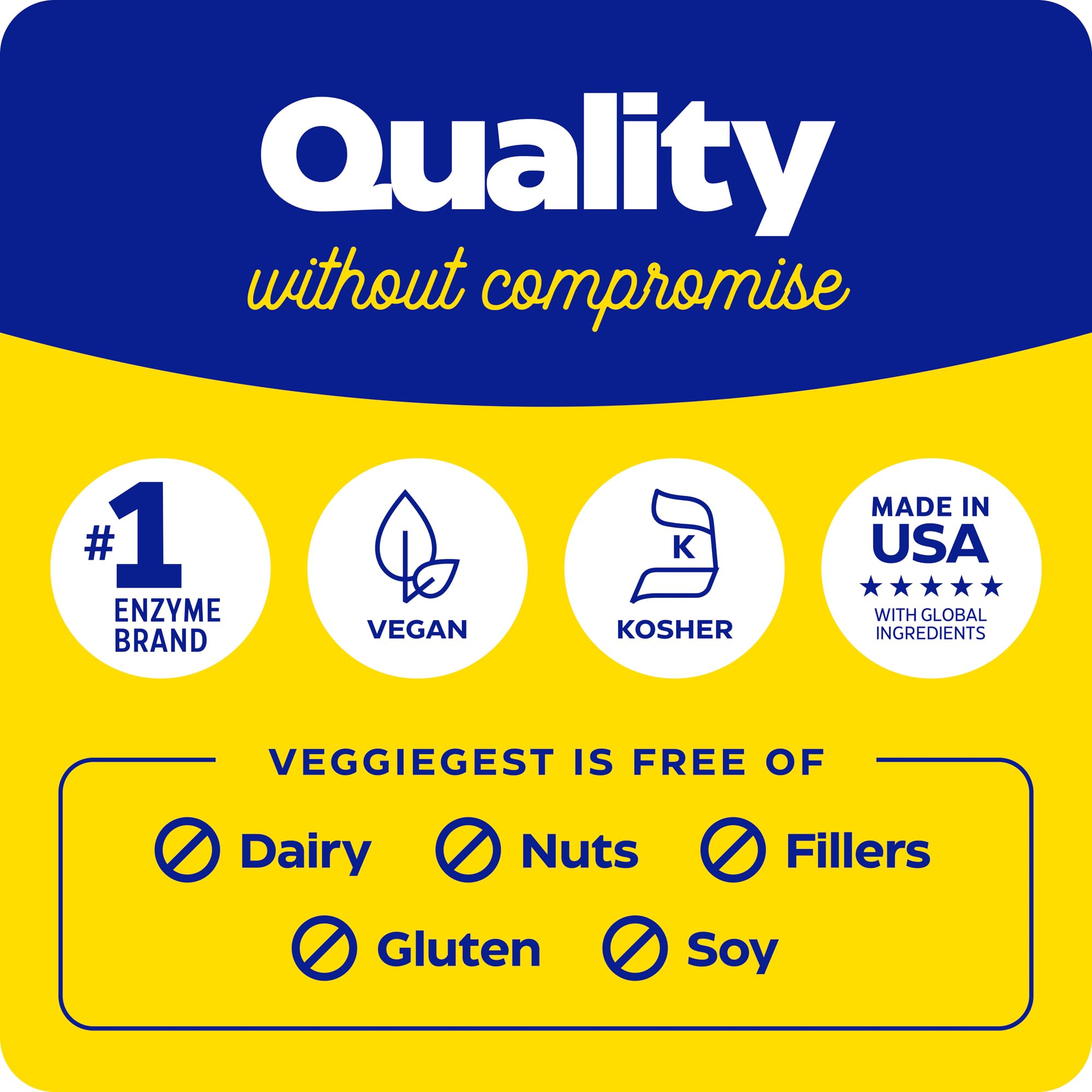 Soy-free, dairy-free formulation supports vegan and allergy-conscious diets.