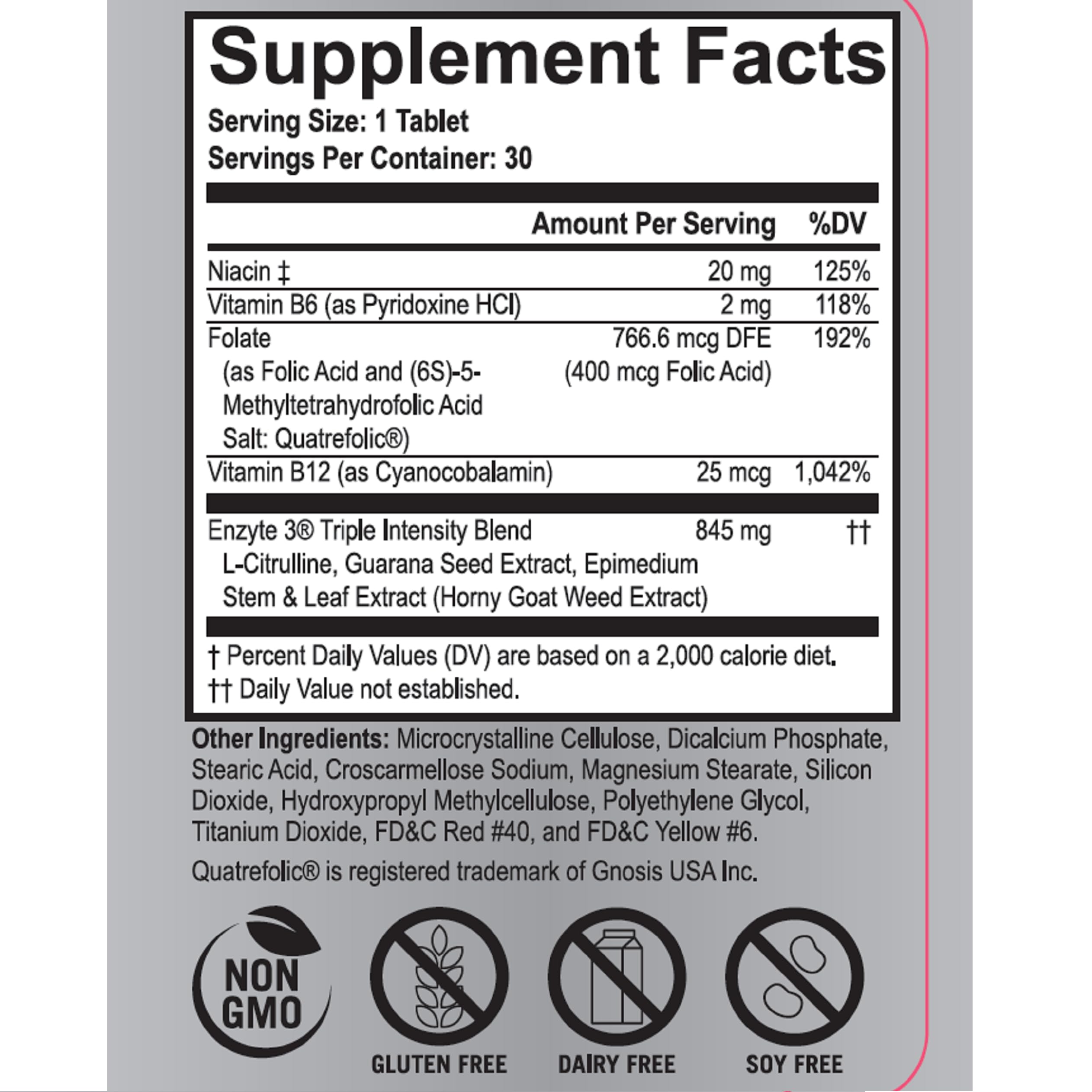 Epimedium Horny Goat Weed in Enzyte3 supports vascular function.