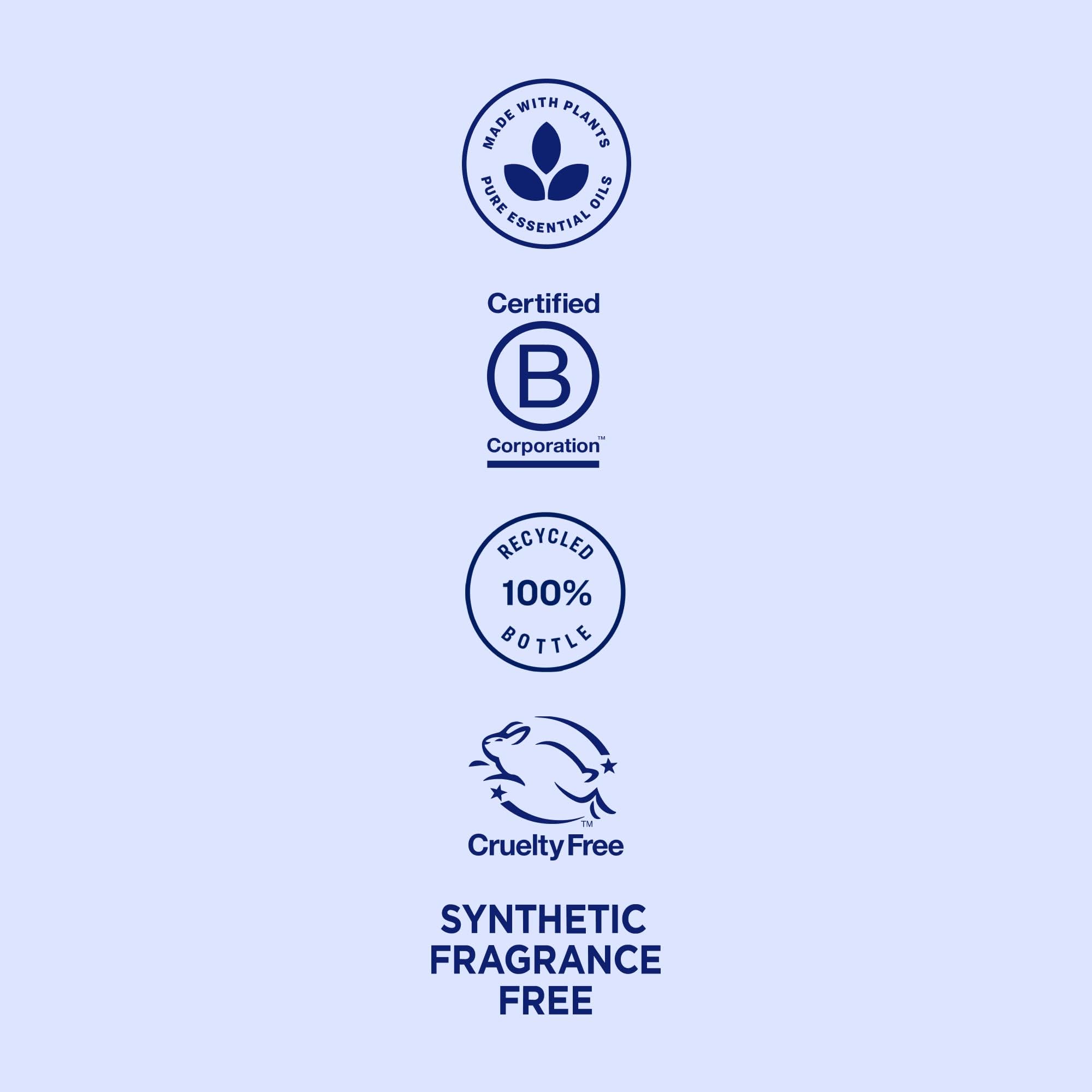 EO organic ingredients including aloe to soften hands