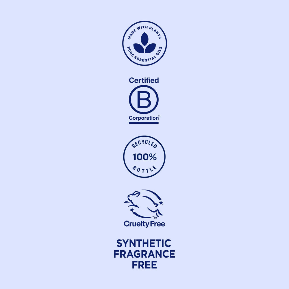 EO organic ingredients including aloe to soften hands