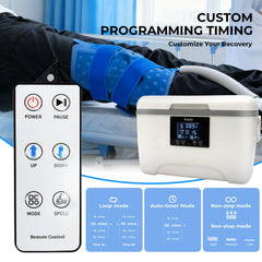 EONIX 8-quart reservoir with digital panel supports longer, uninterrupted cold therapy.