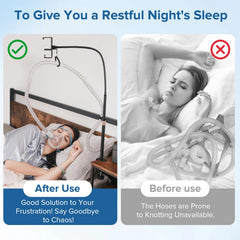 EonRivet all-metal CPAP hose holder demonstrates durable construction