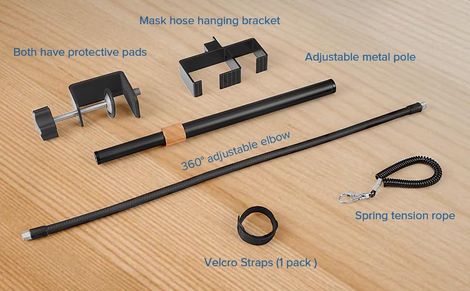 EonRivet CPAP hose holder keeps tubing organized at bedside
