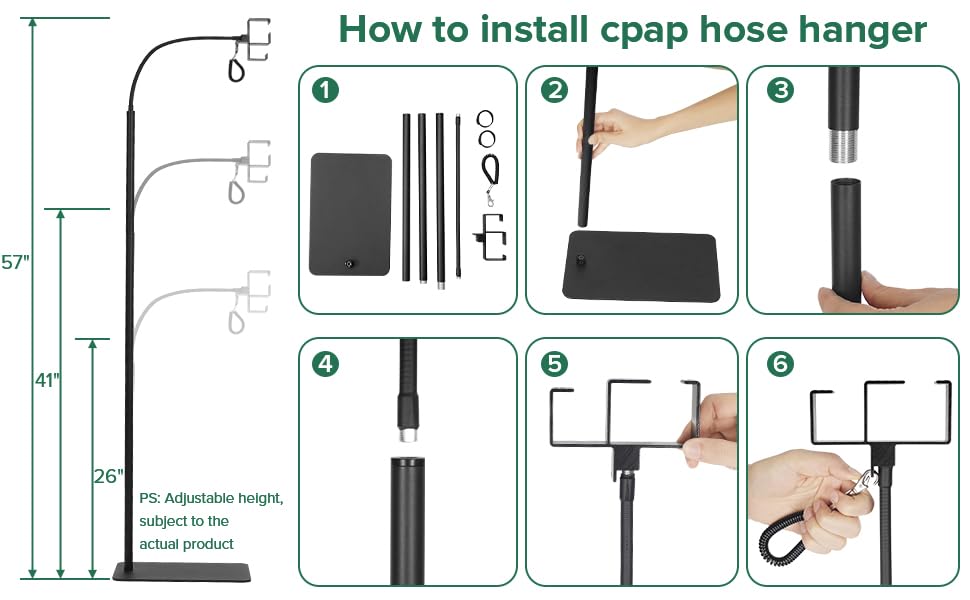 Tidy hose management helps reduce tangles and clutter.