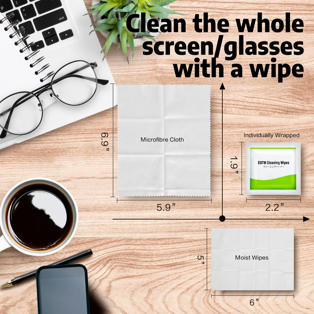 EOTW wipes suitable for phones, tablets, laptops, and monitors.