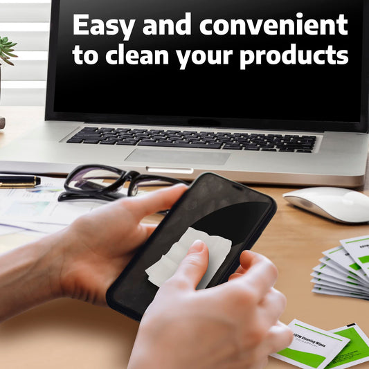 EOTW microfiber cloth included for gentle finishing after wiping.