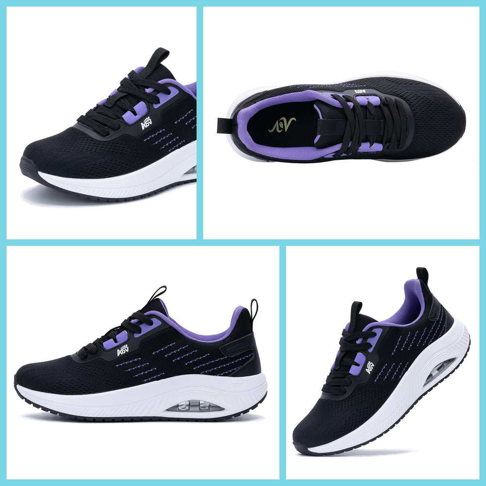 ephiza women's walking shoes lace-up design for secure fit.