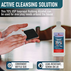 Epic Medical Supply isopropyl alcohol in a first aid kit ready for minor cleanups.
