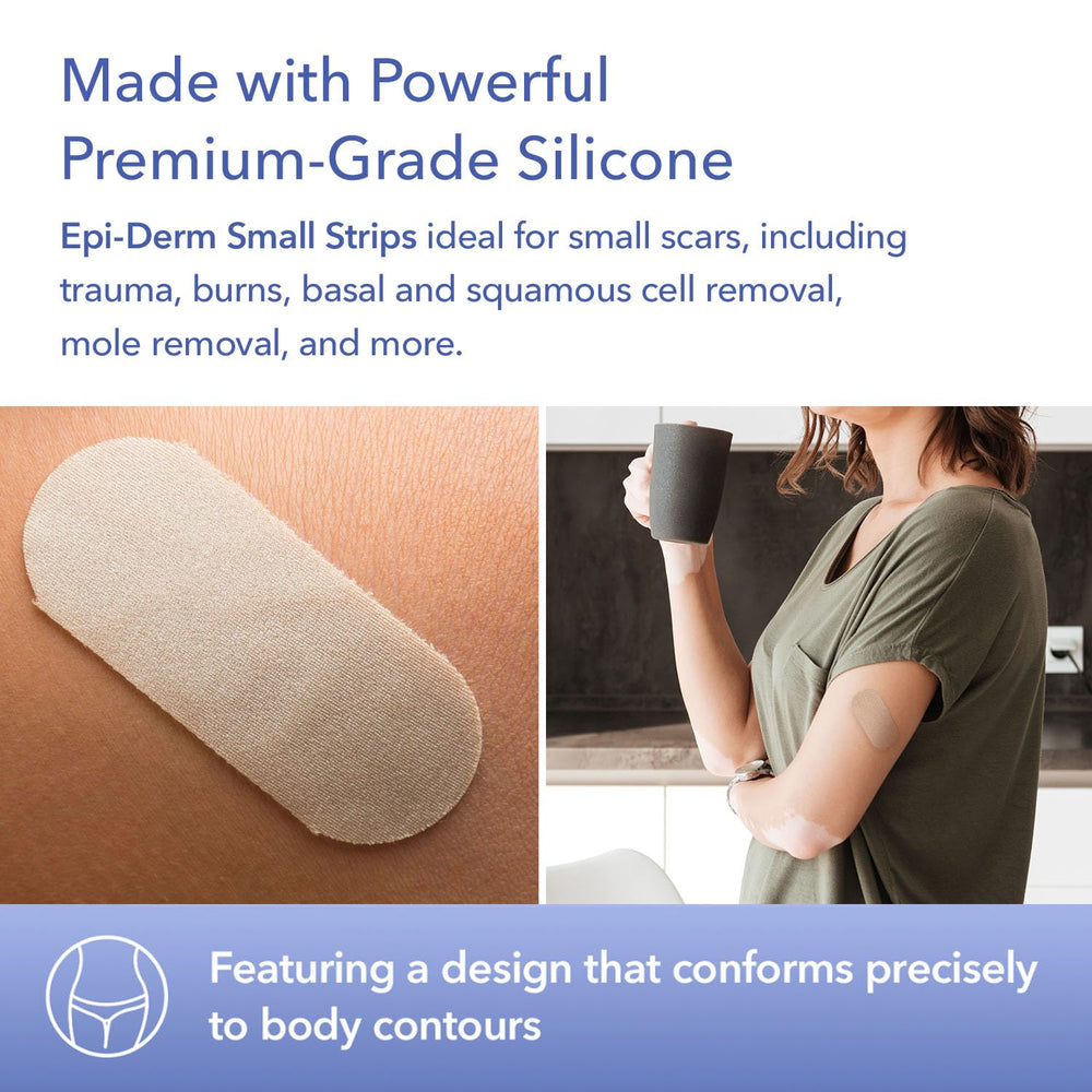 EpiDerm gentle on all skin types image, safe for diverse tones.