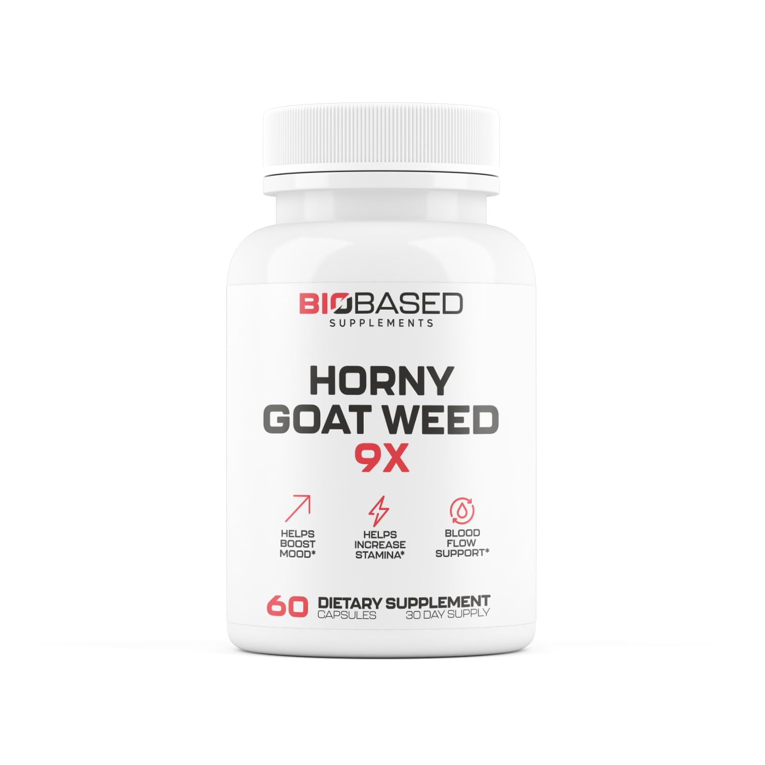 EPN Supplements Horny Goat Weed bottle for daily vitality and stamina.