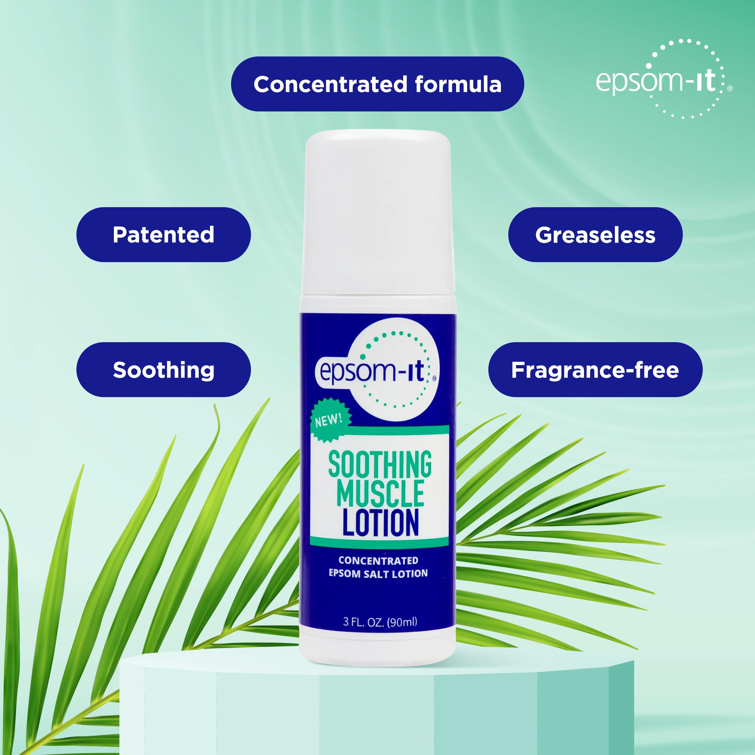 EPSOM-IT Fast-absorbing texture leaves skin smooth without residue.