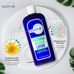 Feet relaxed after applying EPSOM-IT lotion