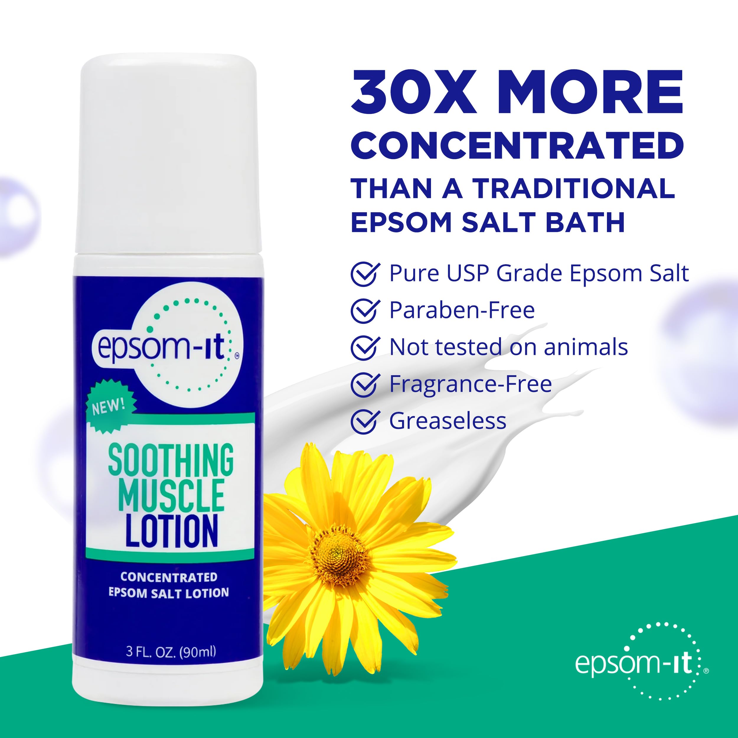 EPSOM-IT Rollerball application shown for easy, mess-free travel use.