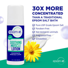 EPSOM-IT Rollerball application shown for easy, mess-free travel use.