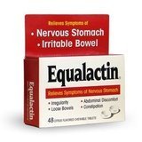 Equalactin citrus flavored tablets bottle for gentle bowel support and occasional constipation relief