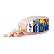 Four-pack Equate antacid boxes with front label for value and convenience
