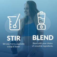 EquiLife Daily Fruit & Vegetable Blend ingredient collection highlights 22 superfoods for daily variety.